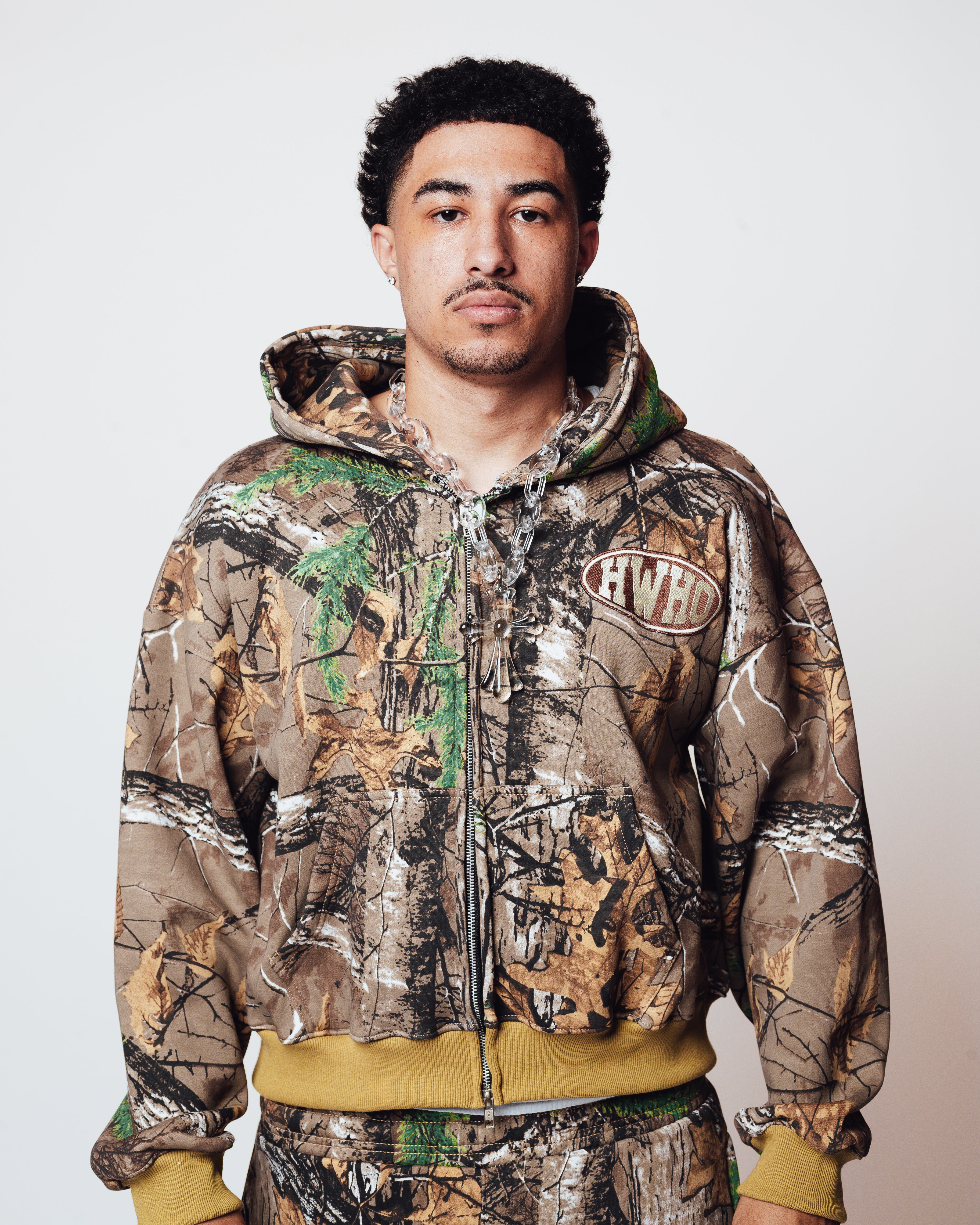 Camo zip up