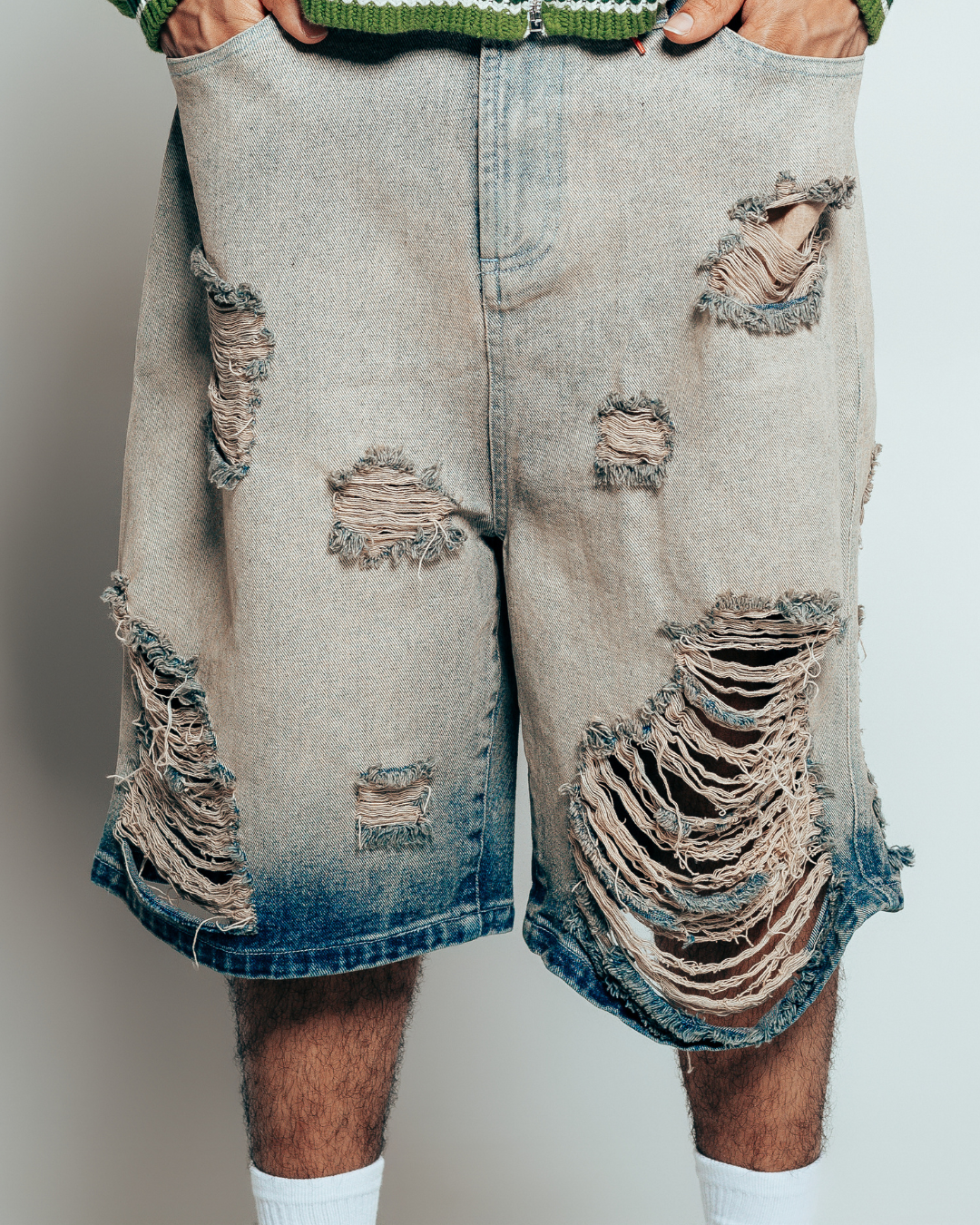 Dust Distressed Jorts